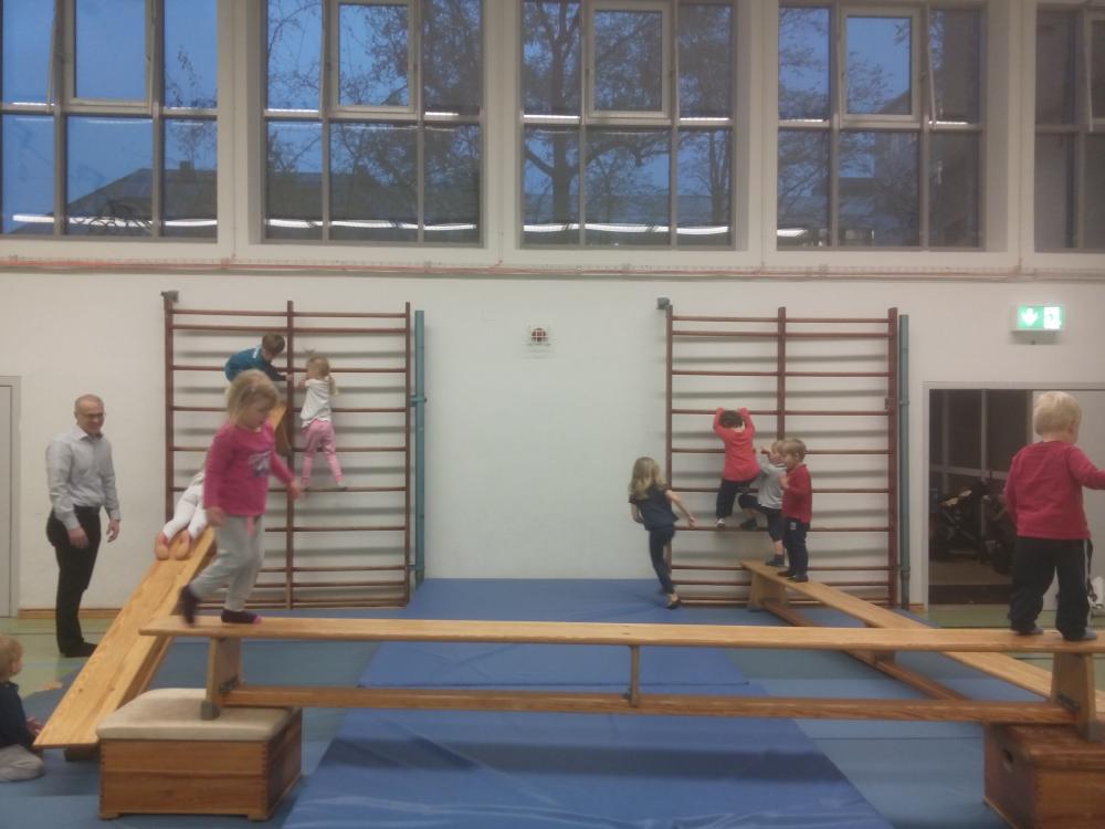 Kinderturnen Balancieren und Klettern Kinderturnen Balancieren und Klettern